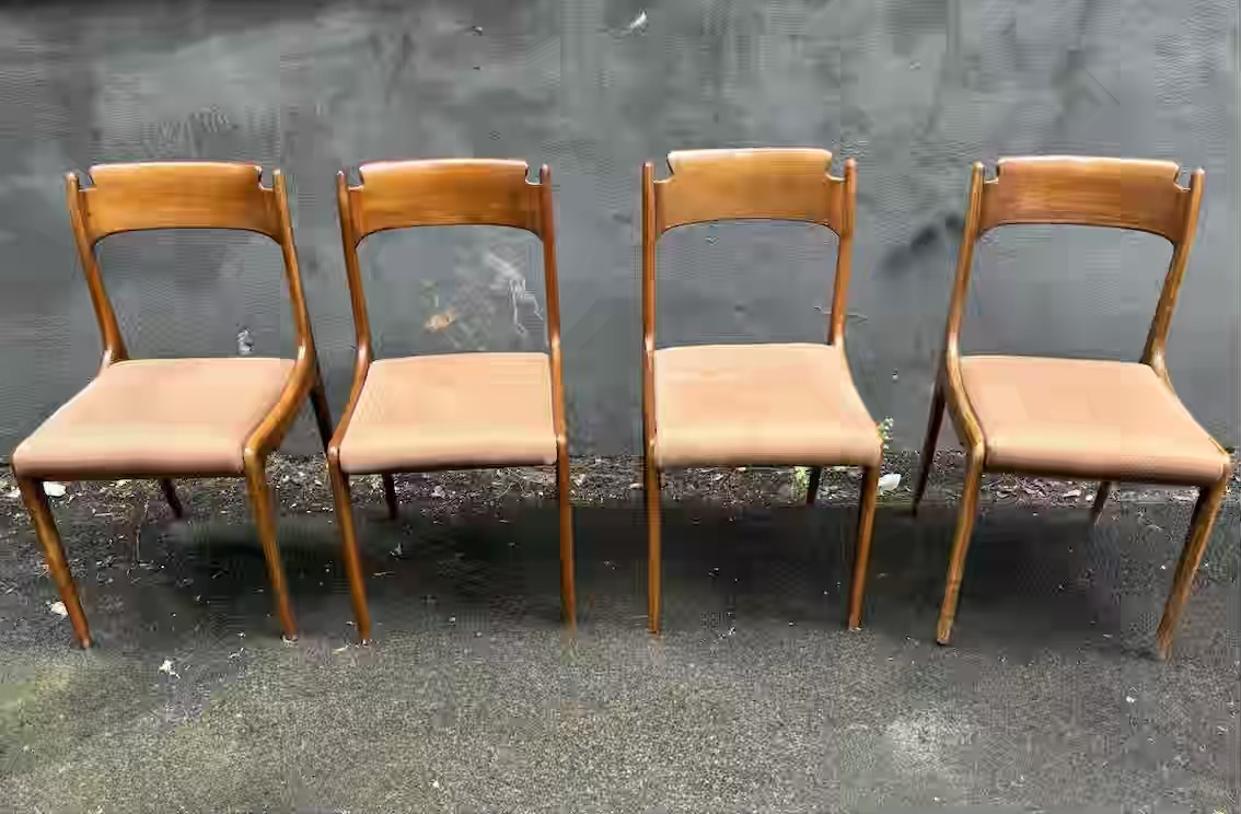 Set di 8 sedie anni ’60