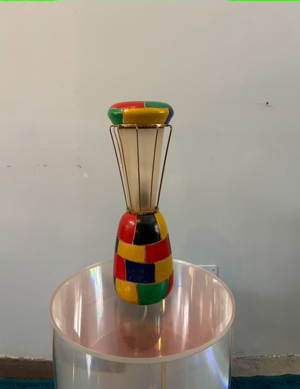 lampada colorata di Aldo Tura anni’60/70