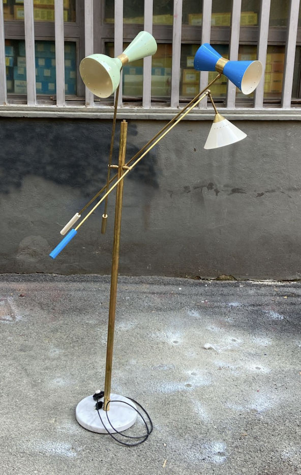 piantana anni’60 a tre luci