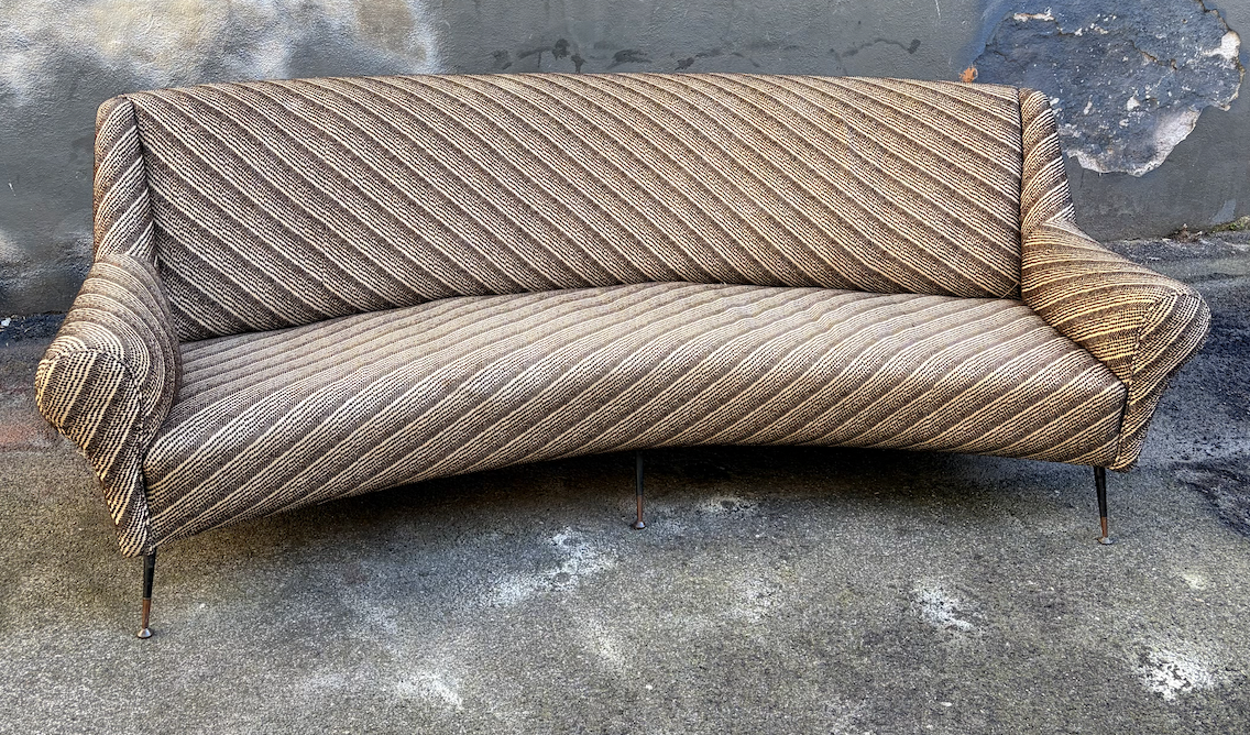 Curved Sofa mid century