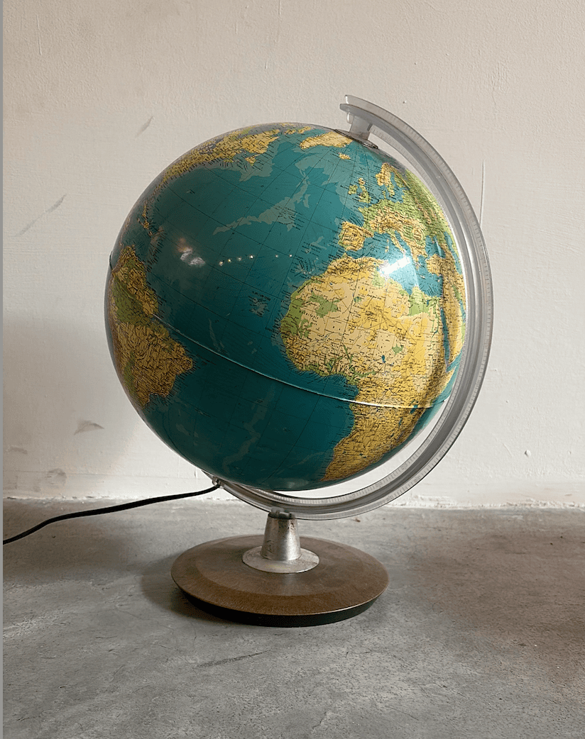 Lampada mappamondo