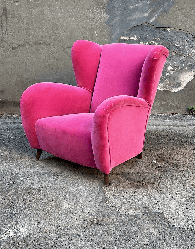 Poltrona 1950s fucsia